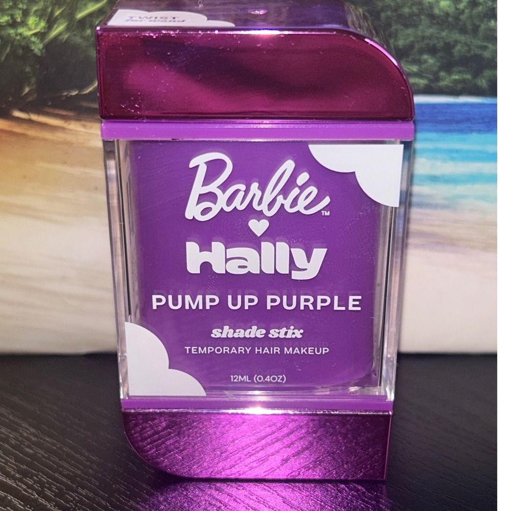 Barbie x Hally Shade Stix Pump Up Purple Temporary Hair Makeup 12ml 0.4oz NEW